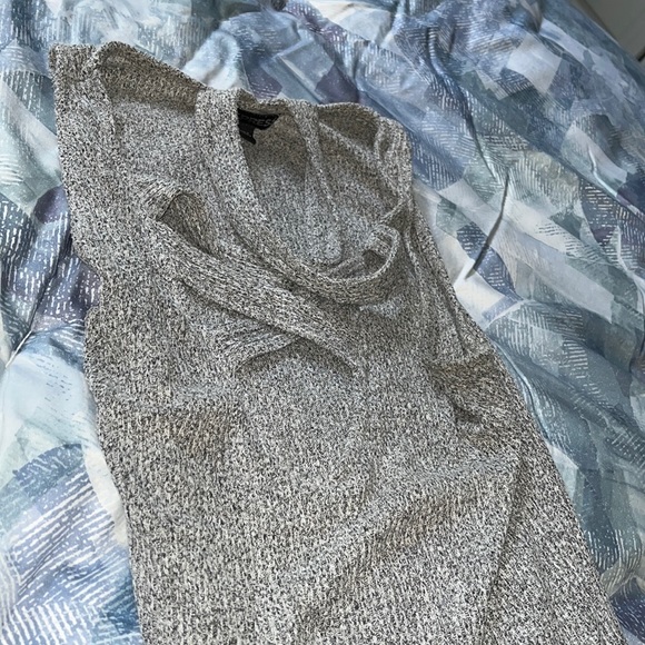 Express Tops - Gray bodysuit